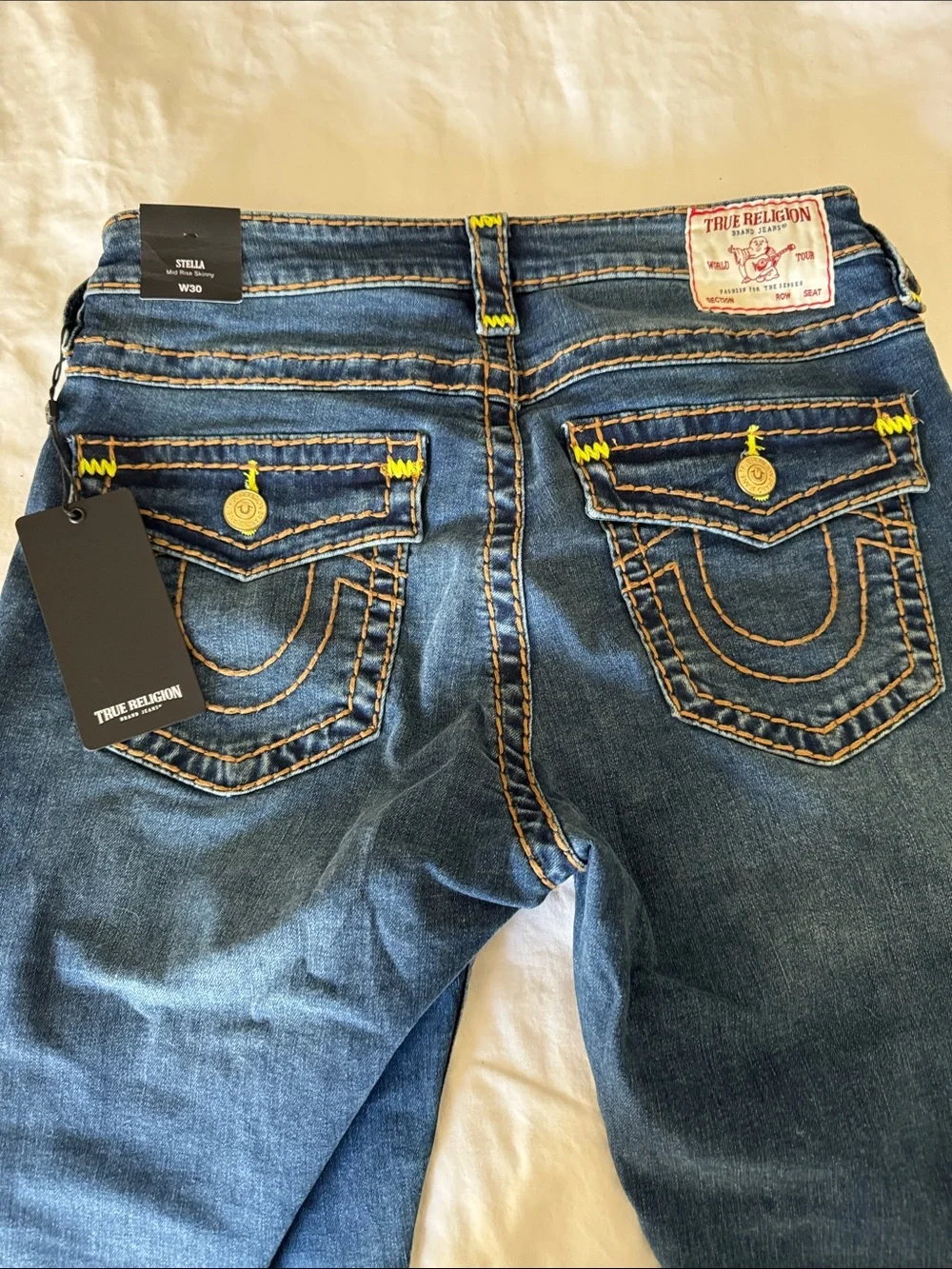 True Religion Bowes Blue Skinny Jeans